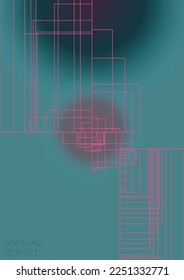 Modern Minimal Geometric Vector Poster Design with Lines and Gradient Colorful Circles. Set of Abstract Backgrounds for Covers, Flyers, Templates, Booklets, Cards, Brochures, Branding, etc.