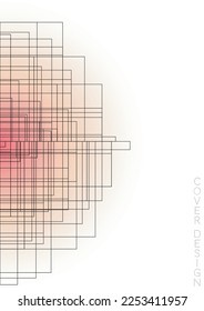 Modern Minimal Geometric Vector Poster Design with Lines and Gradient Colorful Circles. Collection of Abstract Backgrounds for Covers, Flyers, Templates, Booklets, Cards, Brochures, Branding, etc.