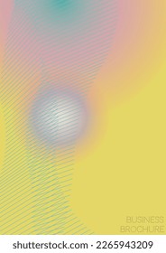 Modern Minimal Geometric Vector Poster Design with Lines and Gradient Colorful Circles. Set of Abstract Backgrounds for Covers, Flyers, Templates, Booklets, Cards, Brochures, Branding, etc.