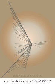 Modern Minimal Geometric Vector Poster Design with Lines and Gradient Colorful Circles. Collection of Abstract Backgrounds for Covers, Flyers, Templates, Booklets, Cards, Brochures, Branding, etc.