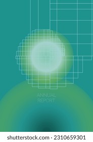 Modern Minimal Geometric Vector Poster Design with Lines and Gradient Colorful Circles. Collection of Abstract Backgrounds for Covers, Flyers, Templates, Booklets, Cards, Brochures, Branding, etc.