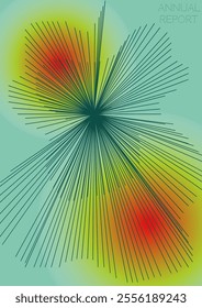 Modern Minimal Geometric Vector Poster Design with Lines and Gradient Colorful Circles. Collection of Abstract Backgrounds for Covers, Flyers, Templates, Booklets, Cards, Brochures, Branding, etc.