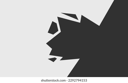 Modern minimal gray background design. Abstract black banner vector illustration sport and automotive concept. Banner geometric background template.