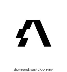 Modern and minimal for Initial Letter A logo design inspiration