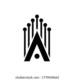 Modern and minimal for Initial Letter A logo design inspiration