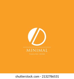 Modern minimal initial letter O alphabet business logo