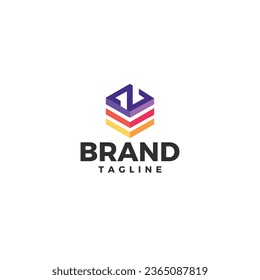 Modern and minimal letter mark Z logo design for online business.