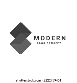 
Modern minimal logo concept, unique and simple. Suitable for creative business