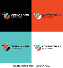 Modern minimal logo design, abstract logo design