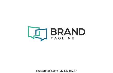 Modern and minimal logo design for chat, discussion, consulting, podcast and story taller.