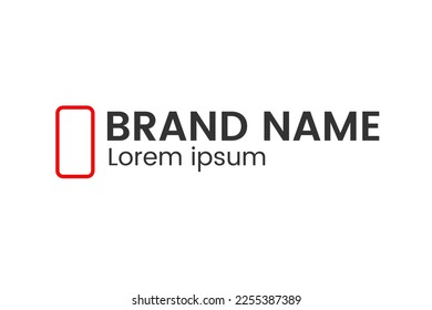 modern and minimal logo with logomark 