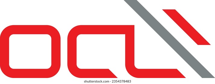 Modern minimal monogram vector logo