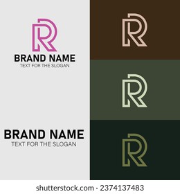 Modernes Minimales Monogramm-Vektorlogo