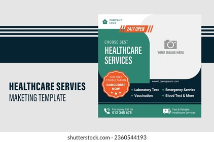 Modern, Minimal, Multipurpose and Fully Editable Marketing Template for Medical and Healthcare Services.