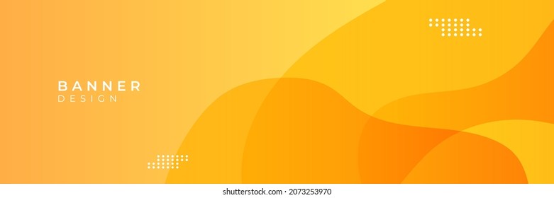Diseño moderno de fondo naranja. Resumen de la ilustración vectorial de banner naranja. Diseño gráfico abstracto del vector de naranja amarillo. Plantilla de fondo de patrón de cartel.