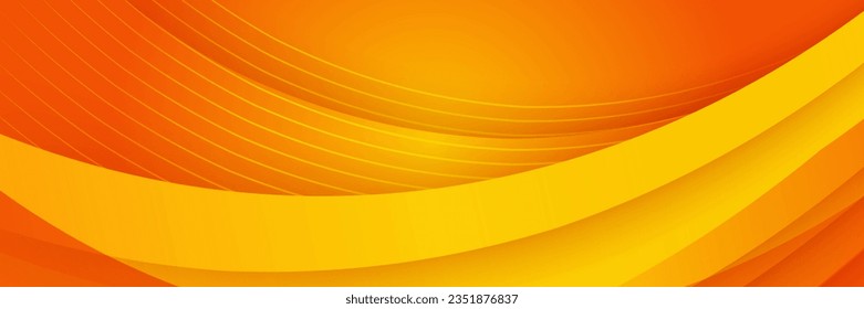 Diseño de fondo naranja minimalista moderno. Resumen de la ilustración vectorial de banner naranja. Diseño gráfico abstracto del vector de naranja amarillo. Plantilla de fondo de patrón de cartel.