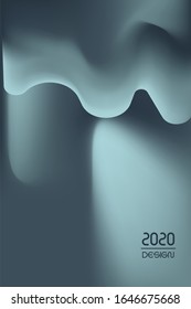 moderne minimale Plakatdesign-Vorlage mit Farbverlauf-Farbe und abstrakter Form