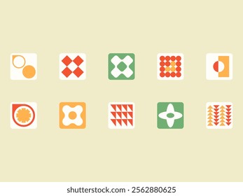 Modern Minimal Sticker Element Set