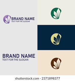 Modern minimal style icon based vector logo
