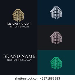 Modernes, minimalistisches Vektorlogo auf Symbolbasis