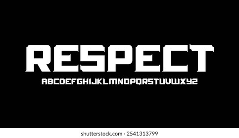 Modern Minimal Tech font style. Tech letter typeface. Luxury Vector Logo illustration.