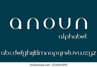 Moderne Minimal Tech Schriftart, Schrift für Gaming-Schriftarten Logo-Design, Vektorgrafik, 