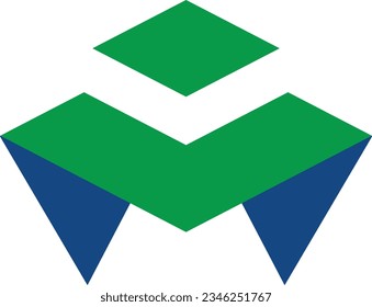 Moderne minimale Technologie, Vektorlogos der Ideengeneration