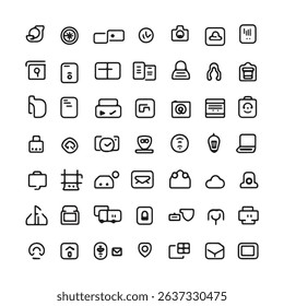 Modern Minimal UI Icon | User Interface Symbol for App  Web Design