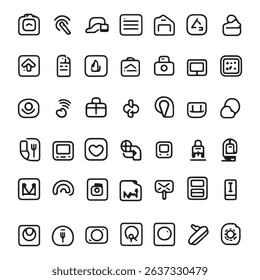 Modern Minimal UI Icon | User Interface Symbol for App  Web Design