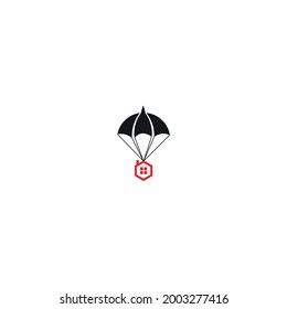 modern minimal umbrella home logo