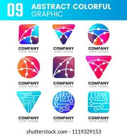 Modern Minimal Vector Logo for banner, poster, flyer