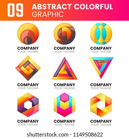 Modern Minimal Vector Logo for banner, poster, flyer