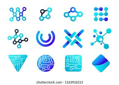 Modern Minimal Vector Logo for banner, poster, flyer