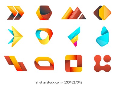 Modern Minimal Vector Logo for banner, poster, flyer