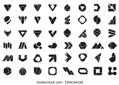 Modern Minimal Vector Logo for banner, poster, flyer