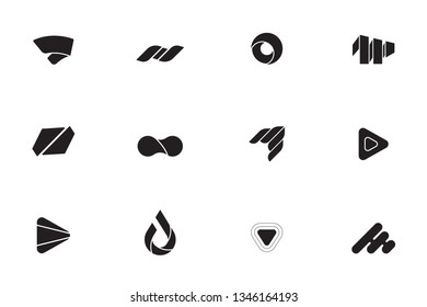 Modern Minimal Vector Logo for banner, poster, flyer