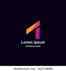 Modern Minimal Vector Logo for banner, flyer, poster