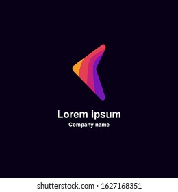 Modern Minimal Vector Logo for banner, flyer, poster