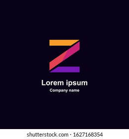 Modern Minimal Vector Logo for banner, flyer, poster