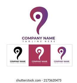 Modern Minimal Vector Logo for banner poster flyer