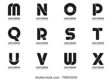 Modern Minimal Vector Logo for banner, poster, flyer