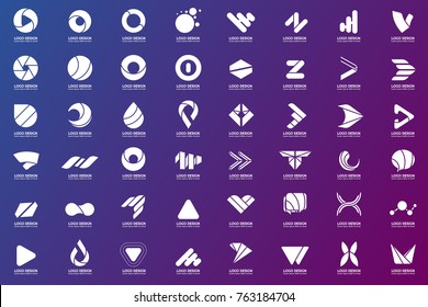 Modern Minimal Vector Logo for banner, poster, flyer