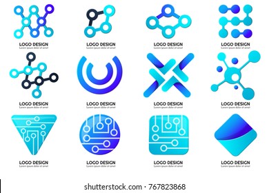 Modern Minimal Vector Logo for banner, poster, flyer
