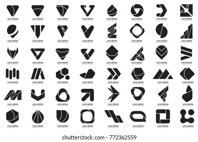 Modern Minimal Vector Logo for banner, poster, flyer