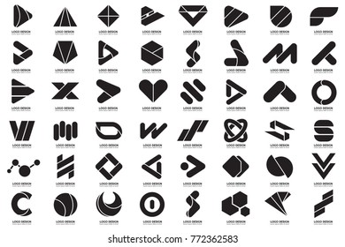 Modern Minimal Vector Logo for banner, poster, flyer