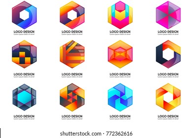 Modern Minimal Vector Logo for banner, poster, flyer