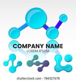 Modern Minimal Vector Logo for banner, poster, flyer