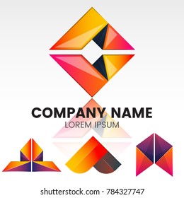 Modern Minimal Vector Logo for banner, poster, flyer