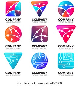 Logotipo moderno de vectores mínimos para banner, afiche, volante