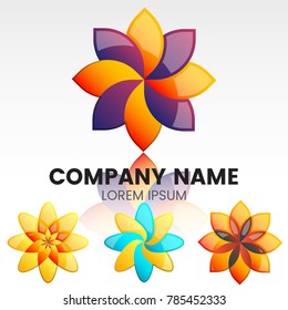 Modern Minimal Vector Logo for banner, poster, flyer